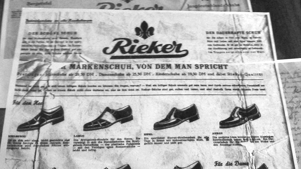 Rieker Shoe Ad